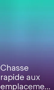Chasse rapide aux emplacements